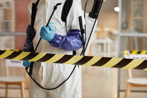 Professional Blood Cleanup technician working in Candler, NC